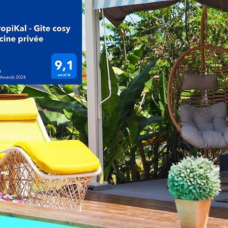 S'Cale Tropikal - Gite Cosy Avec Piscine Privee Petit-Canal Εξωτερικό φωτογραφία