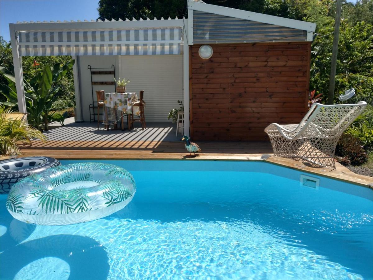 S'Cale Tropikal - Gite Cosy Avec Piscine Privee Petit-Canal Εξωτερικό φωτογραφία