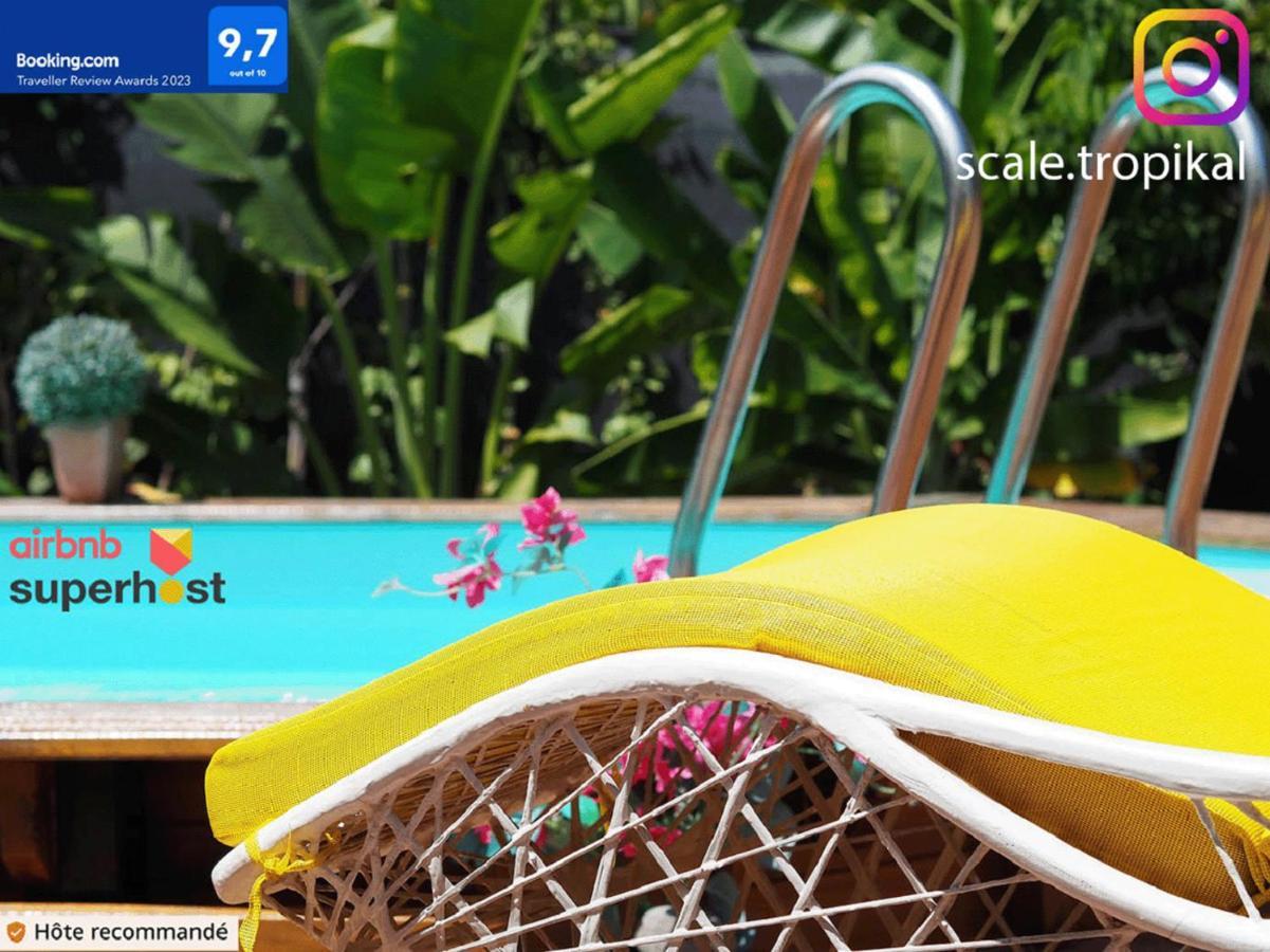 S'Cale Tropikal - Gite Cosy Avec Piscine Privee Petit-Canal Εξωτερικό φωτογραφία